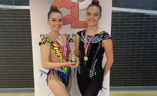 Valeria Carballo y Alejandra González, campeonas de Castilla y León Senior Absoluto.