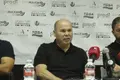 Manuel Lovato, presidente del Salamanca CF UDS en la presentación de Iker Muniain