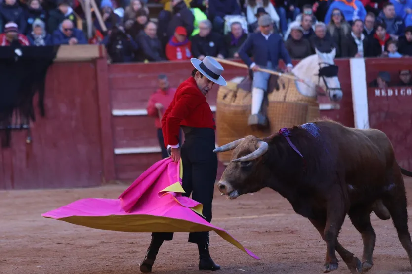 Alejandro Talavante en el festival taurino del Sábado en el Carnaval del Toro 2026 de Ciudad Rodrigo