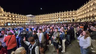 Concierto de Abraham Mateo en la Plaza Mayor