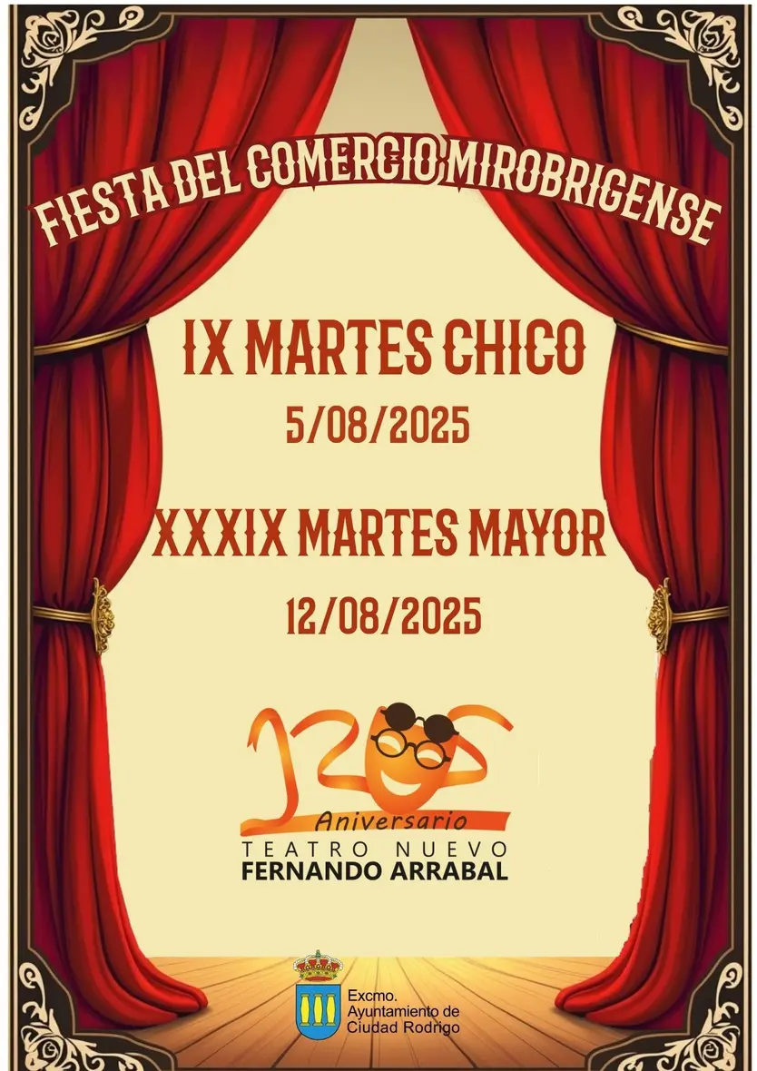 Cartel Fiesta del Comercio Mirobrigense