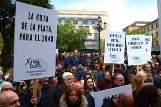 Protesta del 10 de mayo por unas mejores conexiones ferroviarias en Salamanca | Mateo G.J.