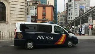 Policía Nacional en Miranda de Ebro. Foto de archivo.