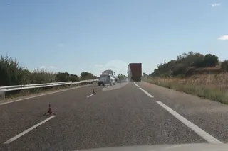 Accidente en la A-62