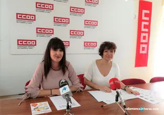 Verónica Domínguez y Raquel Vaca, sanidad comisiones obreras