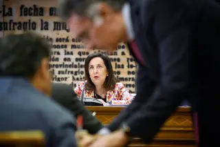 La ministra de Defensa, Margarita Robles. - Fernando Sánchez - Europa Press - Archivo