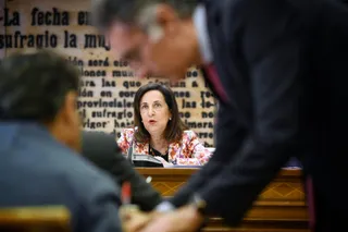 La ministra de Defensa, Margarita Robles. - Fernando Sánchez - Europa Press - Archivo