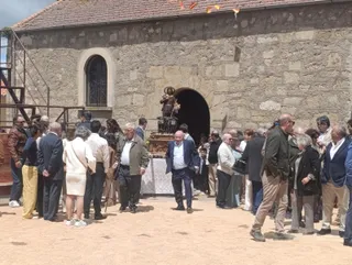 Cabrillas arropa a San Isidro por sus fiestas en el día de la bendición de los campos | Salamanca24horas