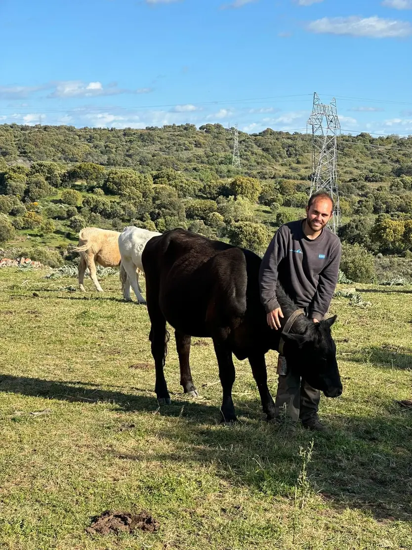 Juan Antonio Sánchez Cuadrado, ganadero y pastor en Pereña de la Ribera