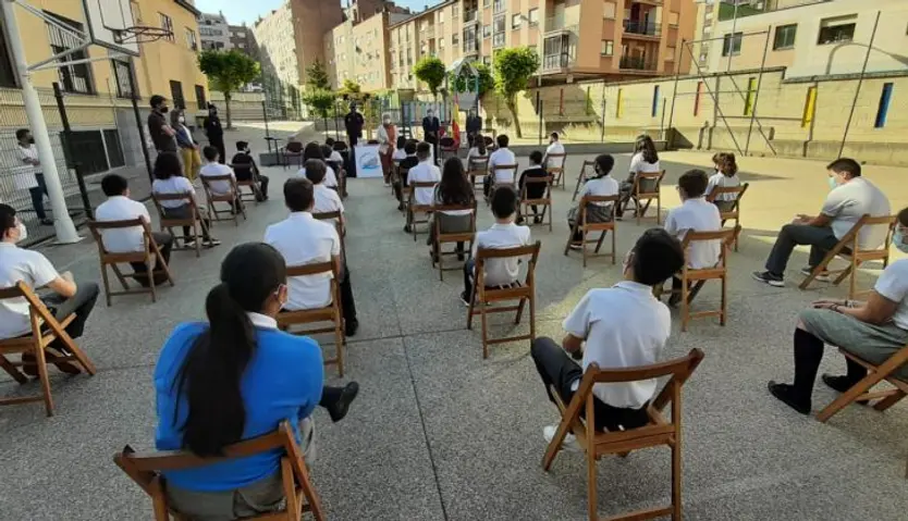 Alumnos de sexto de primaria del colegio Divino Maestro
