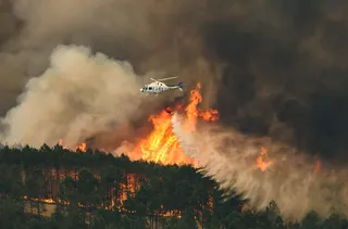 Incendio forestal declarado en Las Hurdes y la Sierra de Gata (Cáceres), muy cerca de la provincia de Salamanca. Vicente / ICAL