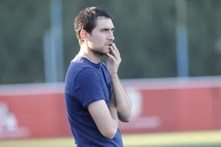 Dani Romo, en un partido en el San Casto | FOTO SALAMANCA24HORAS.COM