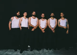 La M.O.D.A. (de izq. a drcha.: Alvar de Pablo, Joselito Maravillas, Jorge Juan Mariscal, Nacho Mur, Caleb Melguizo y David Ruiz) | Edu Montes