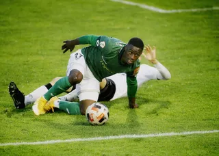 Peñaloza, en el duelo ante el Salamanca CF UDS / FOTO Ferrol360.