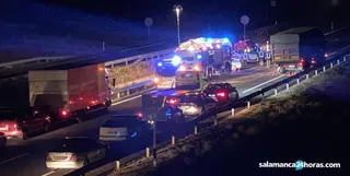 Accidente camion A66