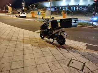 Accidente en glorieta Julio Robles
