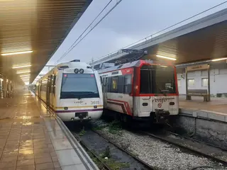Trenes en la estación de Renfe en Santander | Europa Press