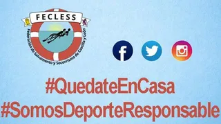 2020 03 26 FECLES con #QuedateEnCasa y #SomosDeporteResponsable