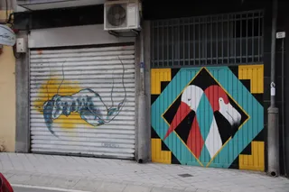 Graffiti barrio del Oeste