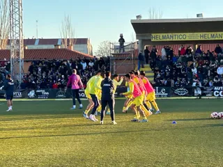 Partido de Copa del Rey entre Unionistas y Villarreal