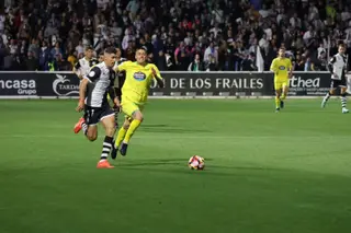 Rastrojo, ante el Deportivo | FOTO ANDREA MATEOS