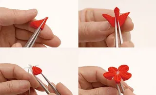 El Centro Cultural Hispano-Japonés ofrece un taller de broches navideños tsumami zaiku