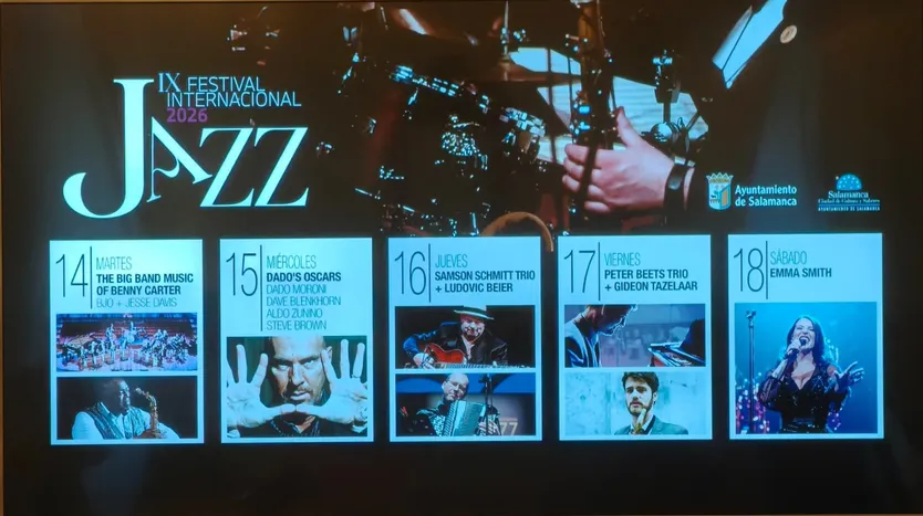 Concierto del IX Festival Internacional del Jazz 2026 en Salamanca