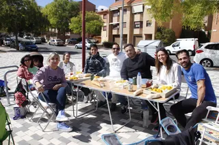 paella popular de la Asociación Vecinal Huerta Otea