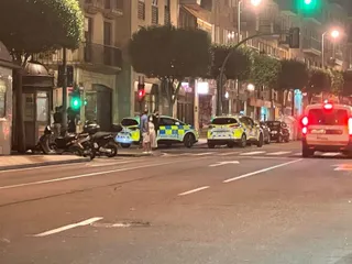 Foto de archivo de un incidente en Gran Vía