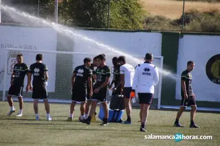 Entrenamiento del Guijuelo de una campaña anterior | FOTO SALAMANCA24HORAS.COM