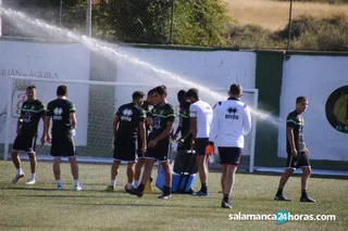 Entrenamiento del Guijuelo de una campaña anterior | FOTO SALAMANCA24HORAS.COM