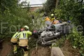 Vuelco en la N-620 a su paso por Carpio de Azaba. Vicente | ICAL