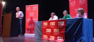 Reunión ordinaria que ha celebrado el PSOE este sábado en Peñaranda de Bracamonte