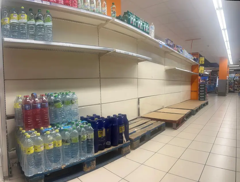 Efectos de la falta de agua corriente en Villares de la Reina