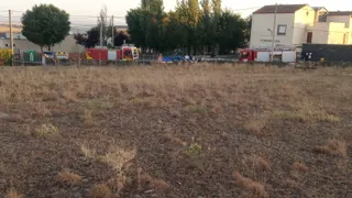 Los Bomberos acuden hasta Terradillos por un incendio de cultivo tras desprenderse un cable de alta tensión