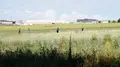 Agentes de la Guardia Civil desplazados hasta la urbanización de Las Bizarricas por un aviso de disparos fruto de una batida de caza autorizada en la zona