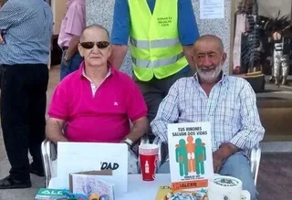 Campaña pro donación de órganos en la avenida de Madrid