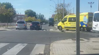Accidente en la calle Francisco Montejo