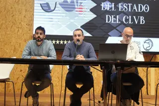 Roberto Pescador, Flavio Martín y Nacho Sánchez