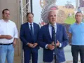 Elías Bendodo en su intervención junto a David Mingo, Carlos García Carballo y Pedro Samuel Martín. 
