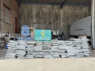 Incautación de marihuana. Foto de archivo