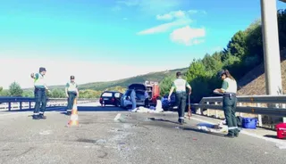 Accidente en la A-52
