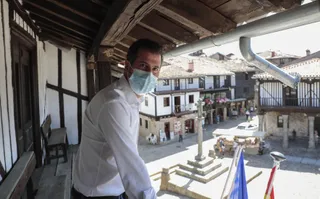Luis Tudanca en La Alberca