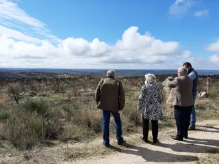 Visita de la subdelegación del Gobierno a San Felices de los Gallegos