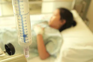 Paciente en un hospital. Foto EP.