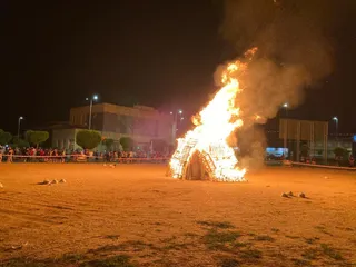 Hoguera San Juan en Carbajosa de la Sagrada