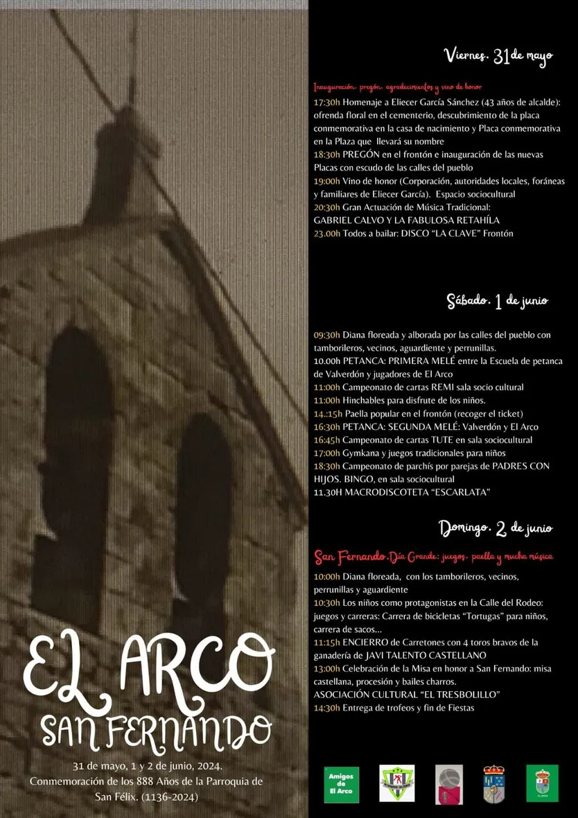 El Arco programa fiestas