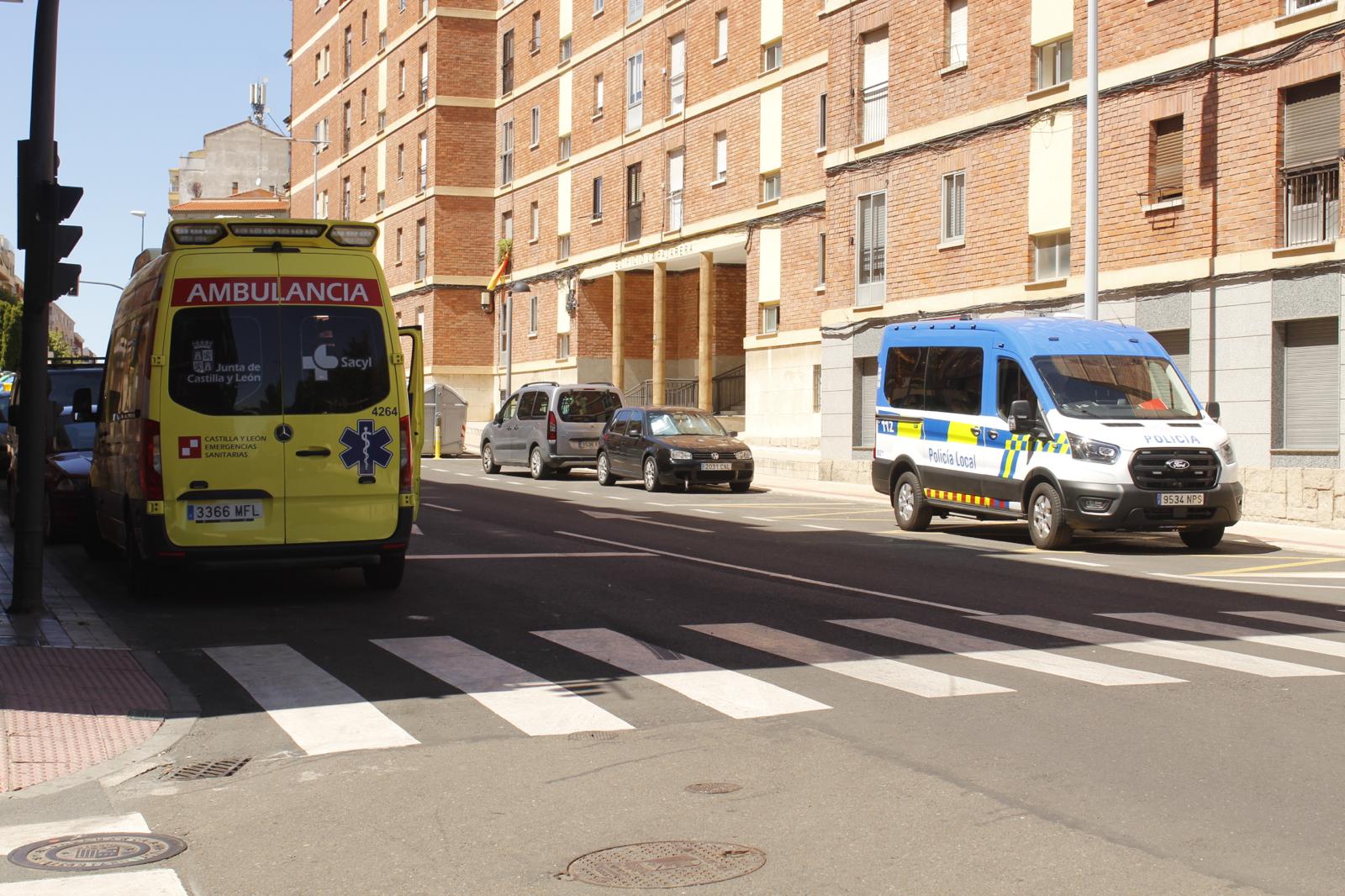 Accidente en calle Colombia