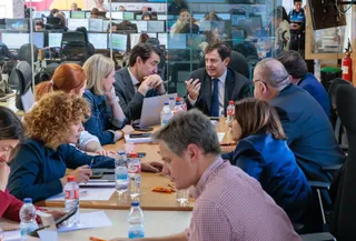 Reunión en la Junta para declarar el nivel 2