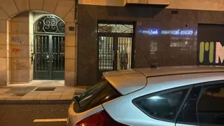 Policía Nacional en calle Rodríguez Fabrés